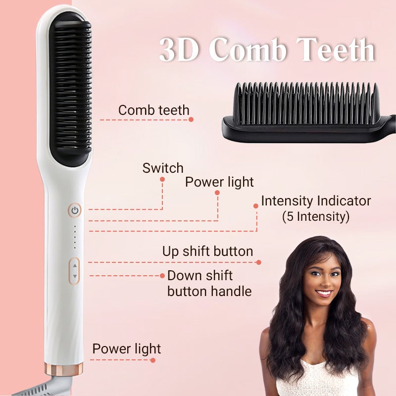 Naotstore - Negative Ion Hair Straightener Styling Comb