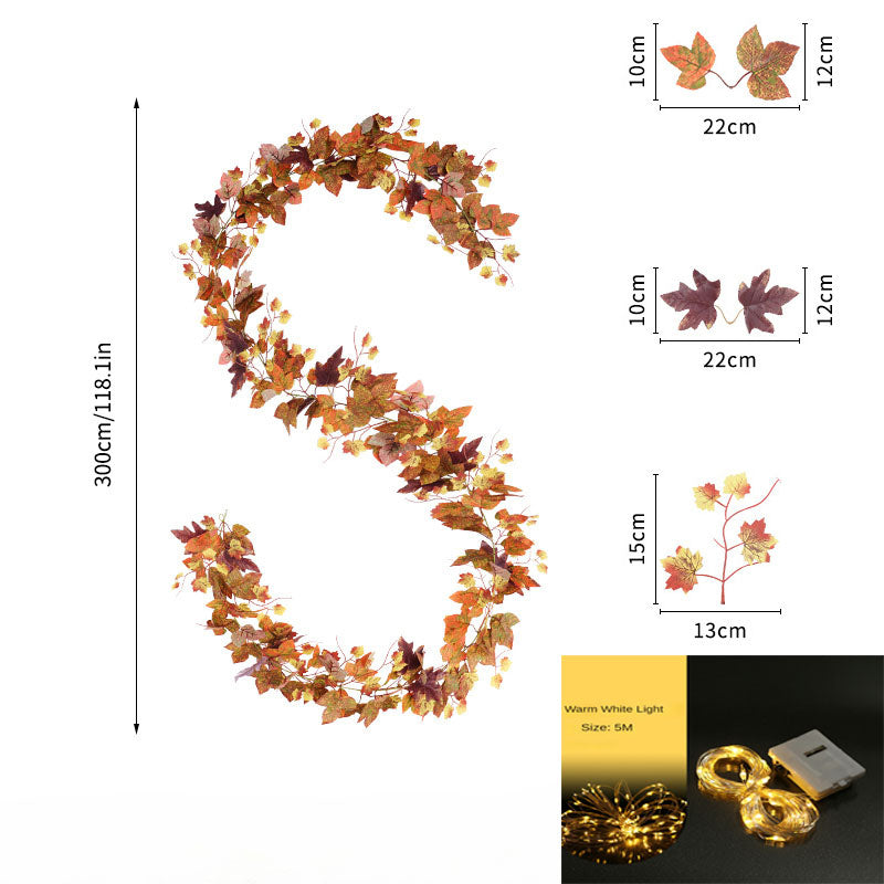 Naotstore - Autumn Leaves LED Garland