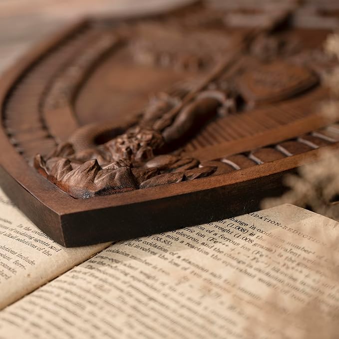 Naotstore - Shield Archangel Michael solid wood carving gift