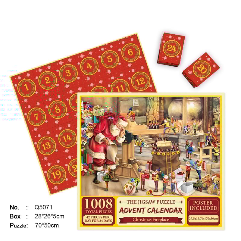 Naotstore - Christmas Advent Calendar Puzzle