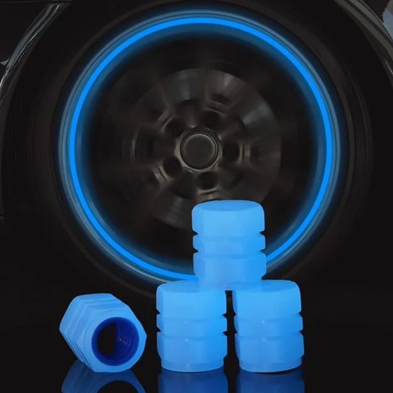 Naotstore - Universal Fluorescent Tire Valve Caps