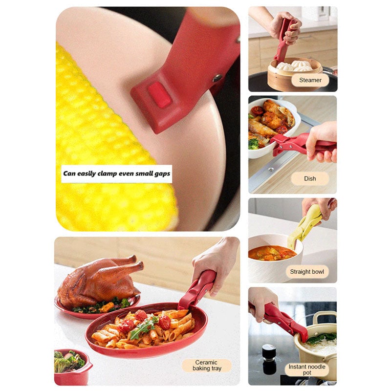 Naotstore - Multi-Purpose Anti-Scald Bowl Holder Clip for Kitchen