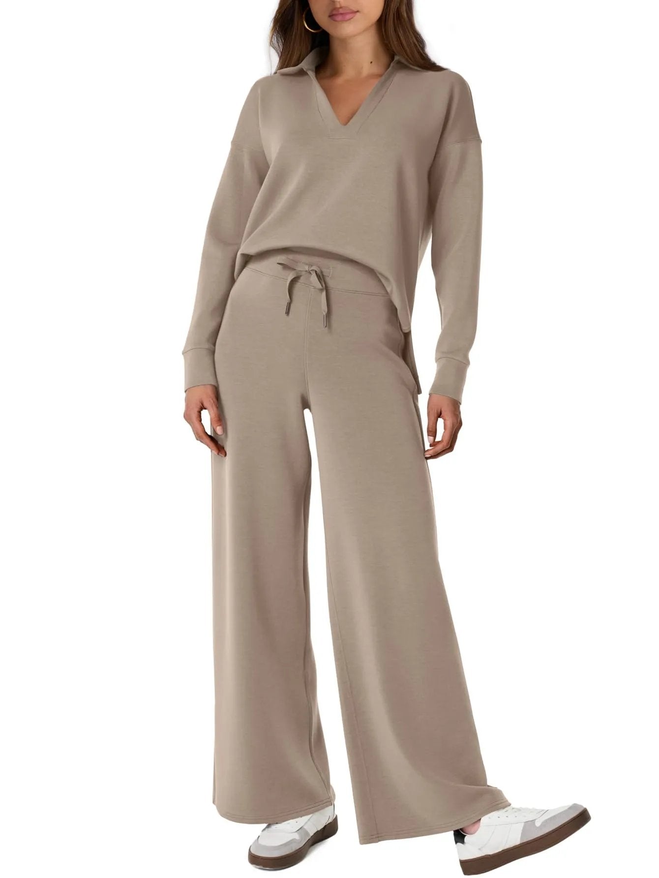 Naotstore - Casual Long Sleeve Sweatsuits Sets