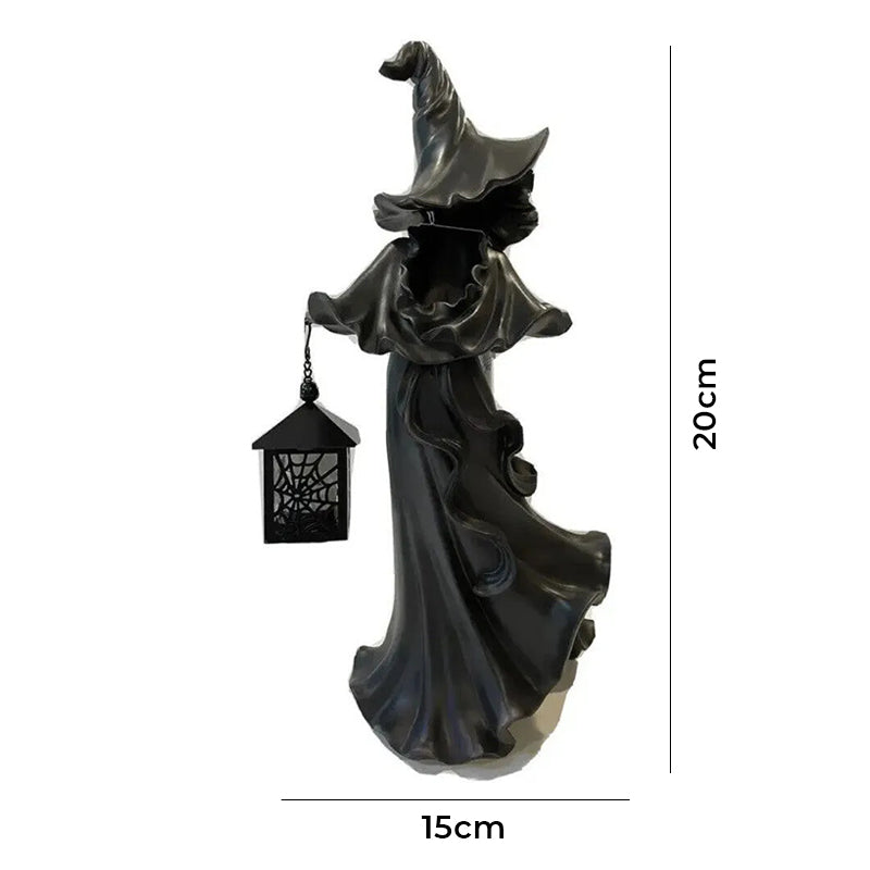 Naotstore - Witch With Lantern Decoration
