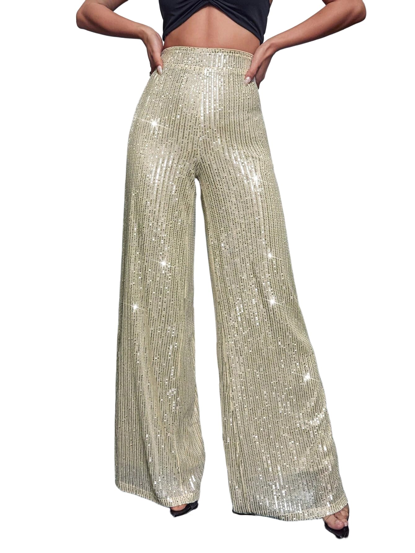 Naotstore - Sequin Stretch Pants