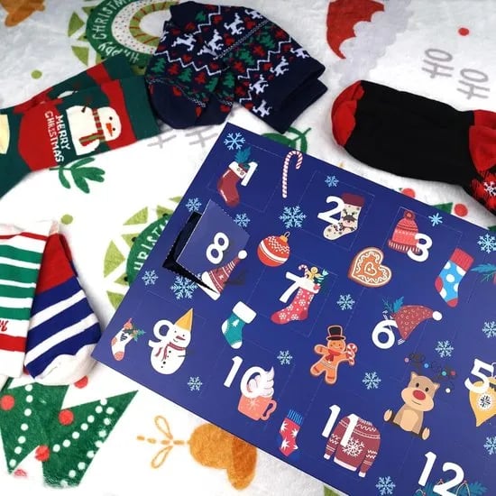 Naotstore - Christmas Warm Socks Advent Calendar