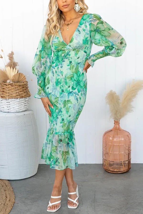✨Naotstore🔥Elegant Floral Dress