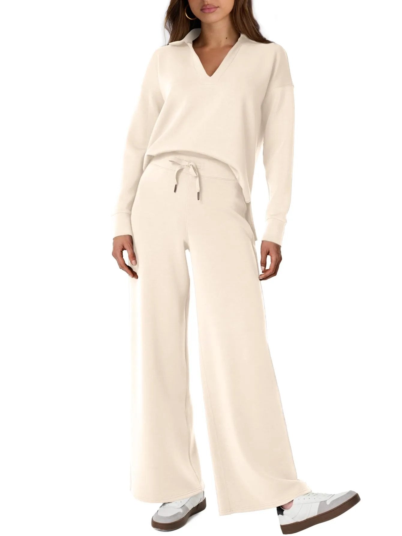 Naotstore - Casual Long Sleeve Sweatsuits Sets