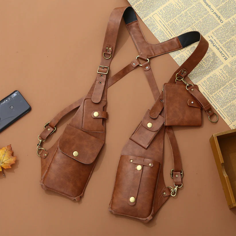 🤣Last day! 💥Special sale - New Leather Anti-theft Harness - naotstore