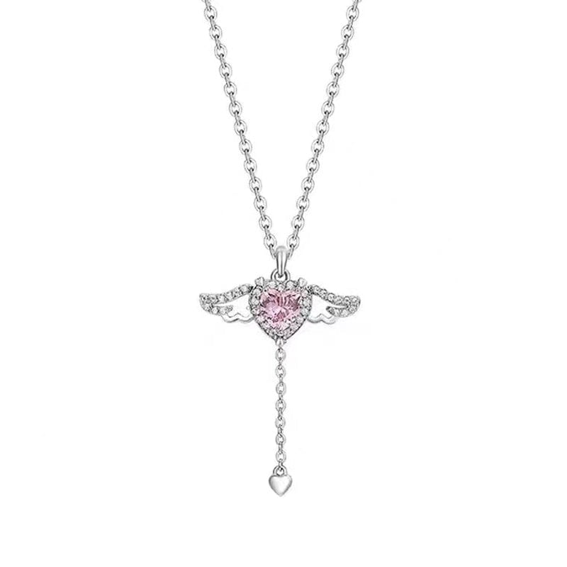 Pink Angel Wings Necklace - naotstore