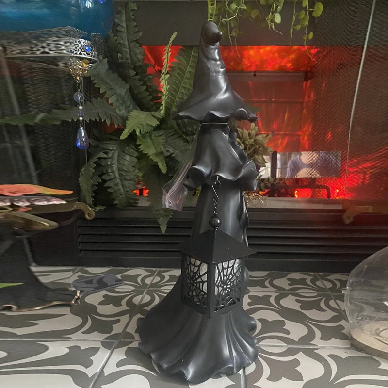 Naotstore - Witch With Lantern Decoration