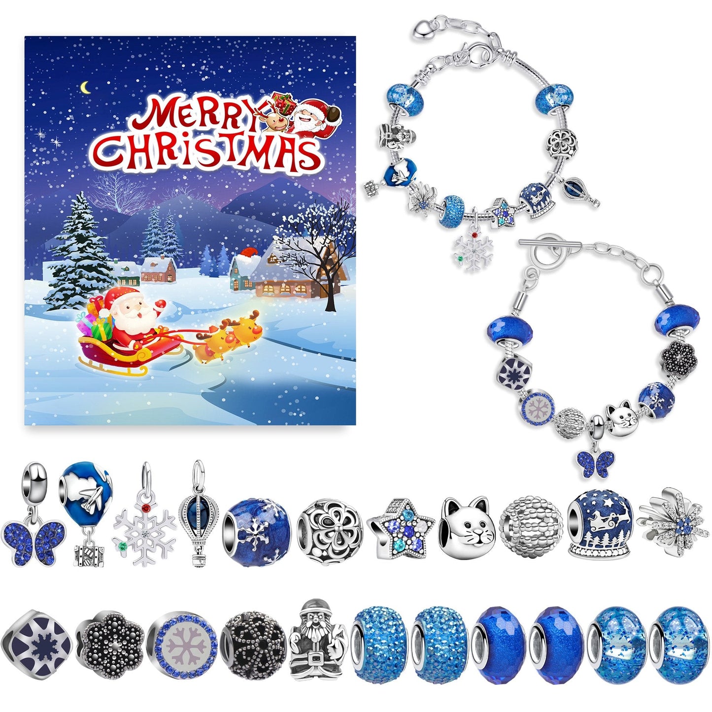 Naotstore - diy christmas advent calendar bracelets set