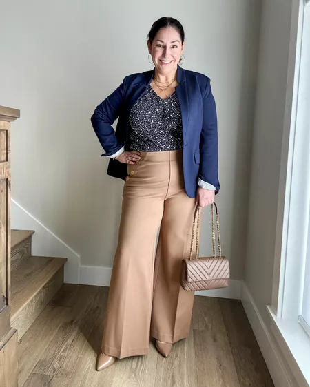 š¤£Last day! š„Special sale - Tummy Control Button Wide Leg Pant - naotstore