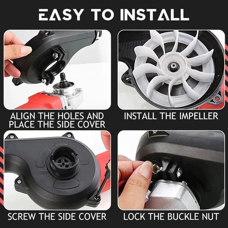 Naotstore - Angle Grinder to Blower Adapter Set