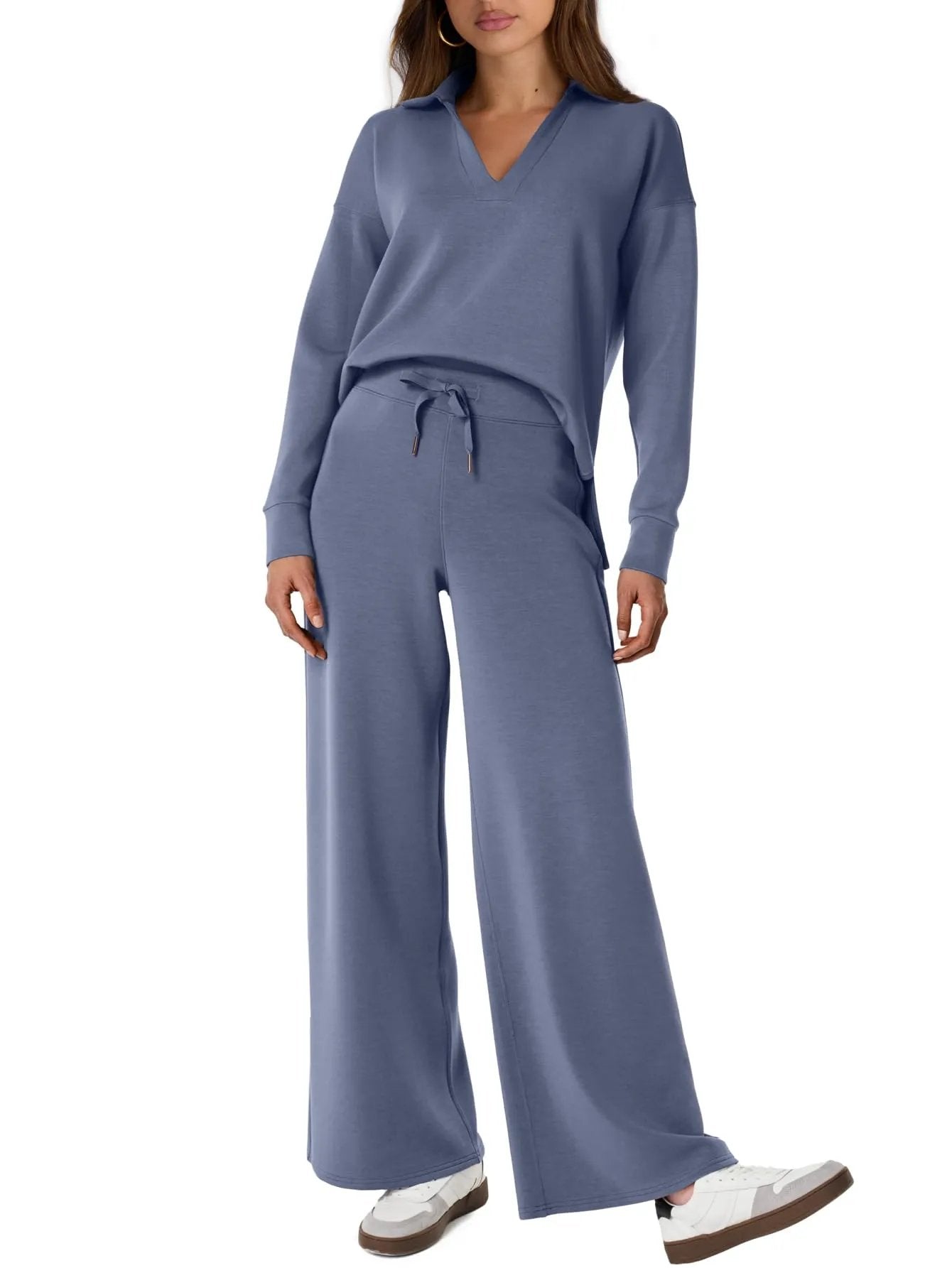 Naotstore - Casual Long Sleeve Sweatsuits Sets