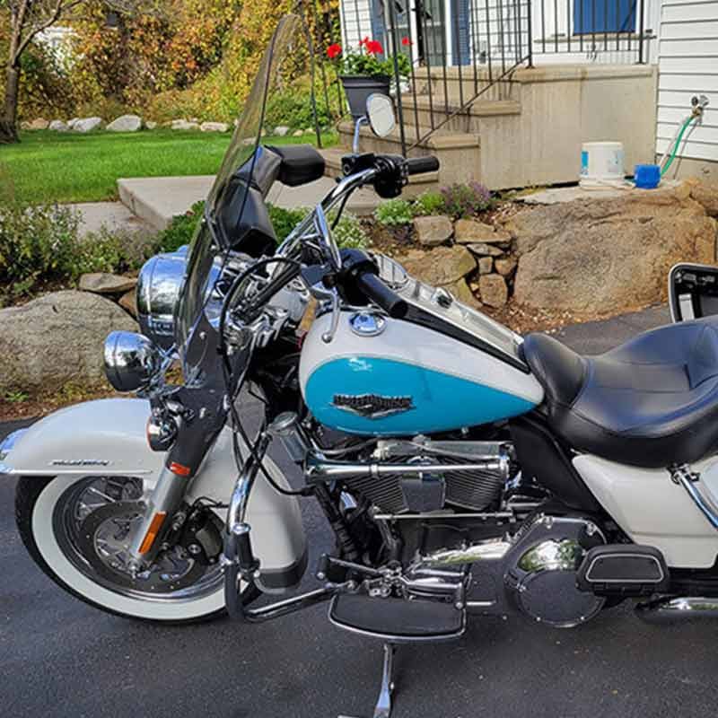 Naotstore - Motorcycle Horn + Mounting Hardware and Complete Wiring Kit