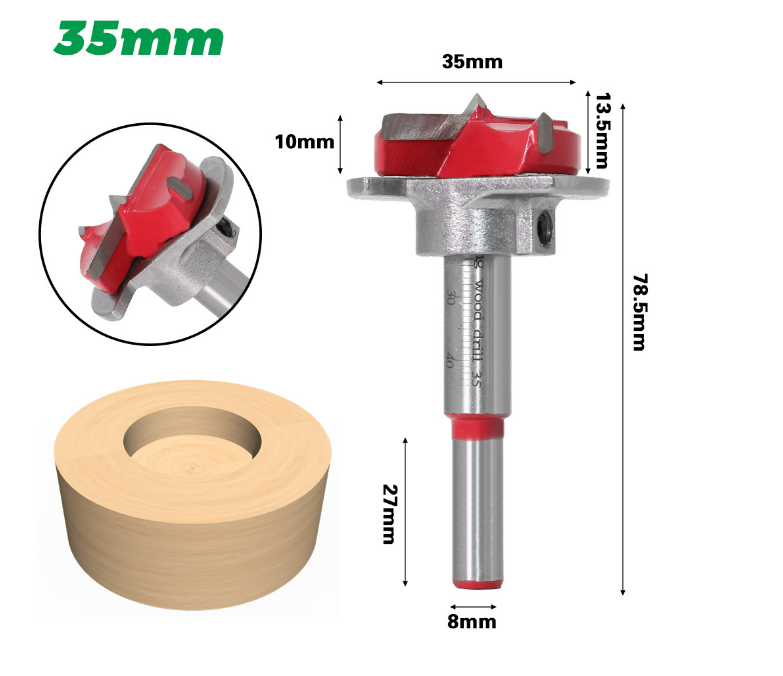 Naotstore - WOODWORKING POSITIONING DRILL SET
