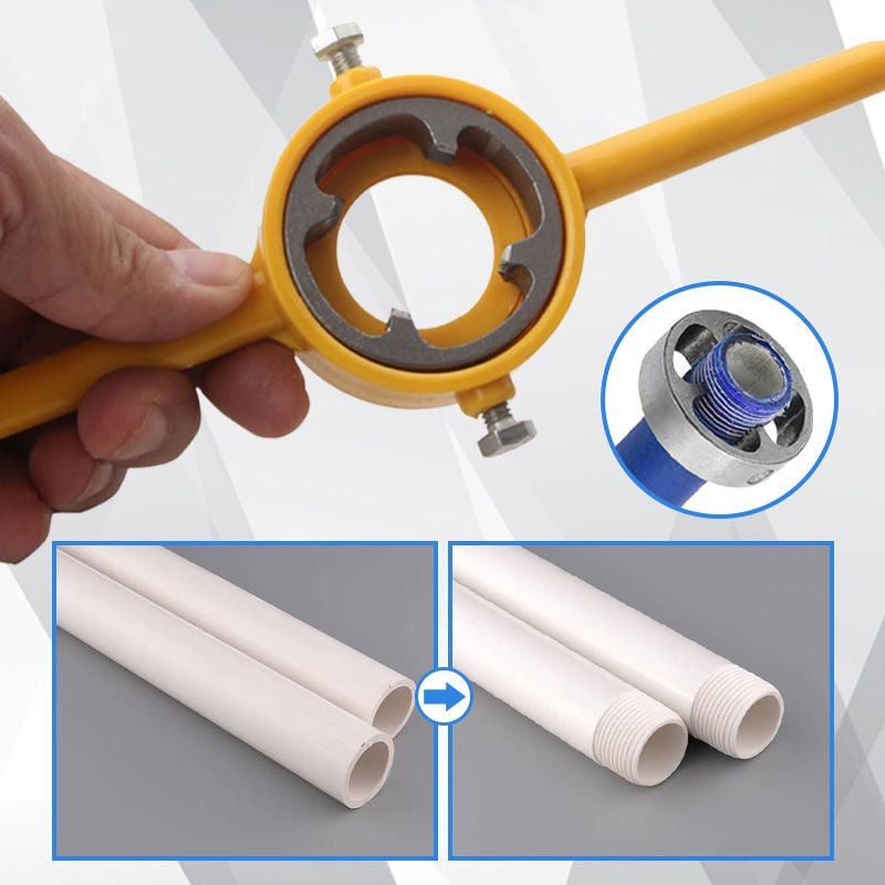 Naotstore - 6PCS Plastic Pipe Thread Die Kit