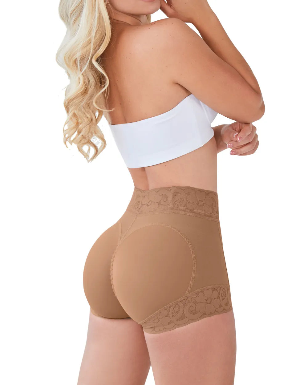 Naotstore - Women Lace Classic Daily Wear Body Shaper Butt Lifter Panty Smoothing Brief