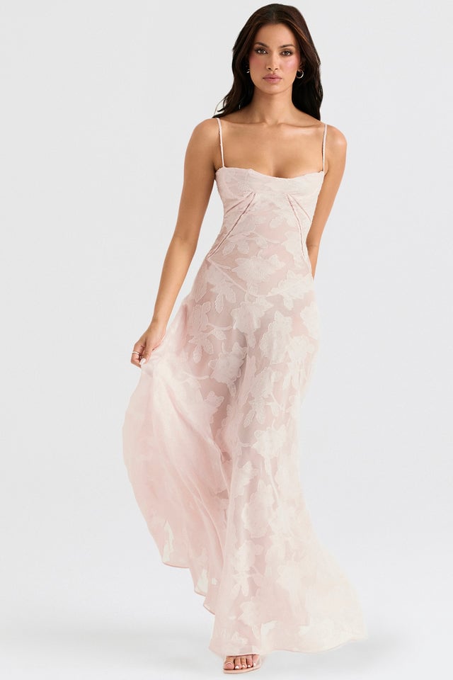 Naotstore - Fishbone halter dress crushed flower dress