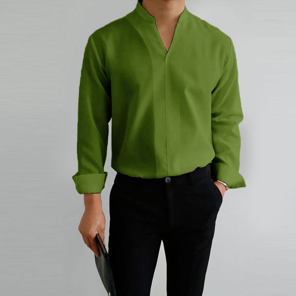 Naotstore - Gentlemans Simple Design Casual Shirt