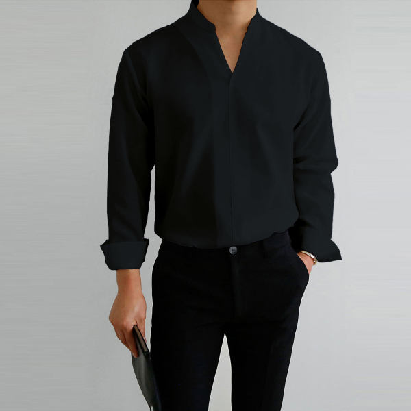 Naotstore - Gentlemans Simple Design Casual Shirt