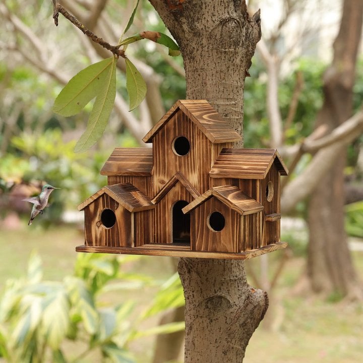 Naotstore - 6 Hole Handmade Bird House