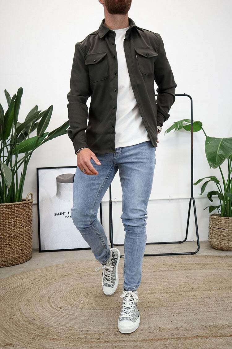 Naotstore - Button Down Shirt Jacket