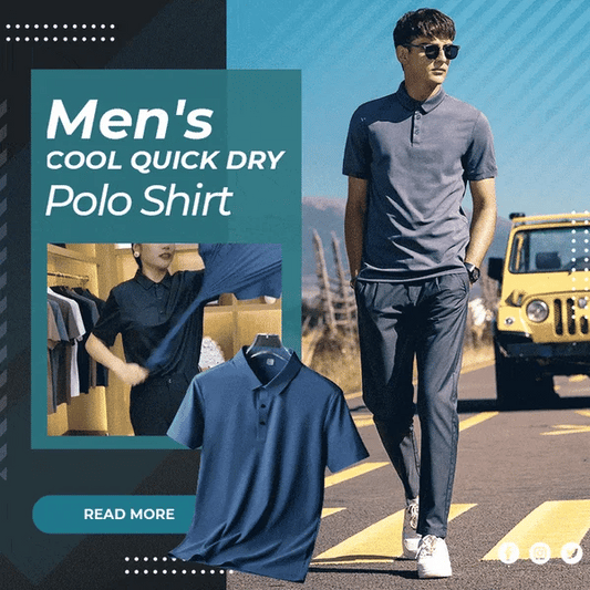Naotstore - Summer Cool Ice Quick Dry Polo Shirt