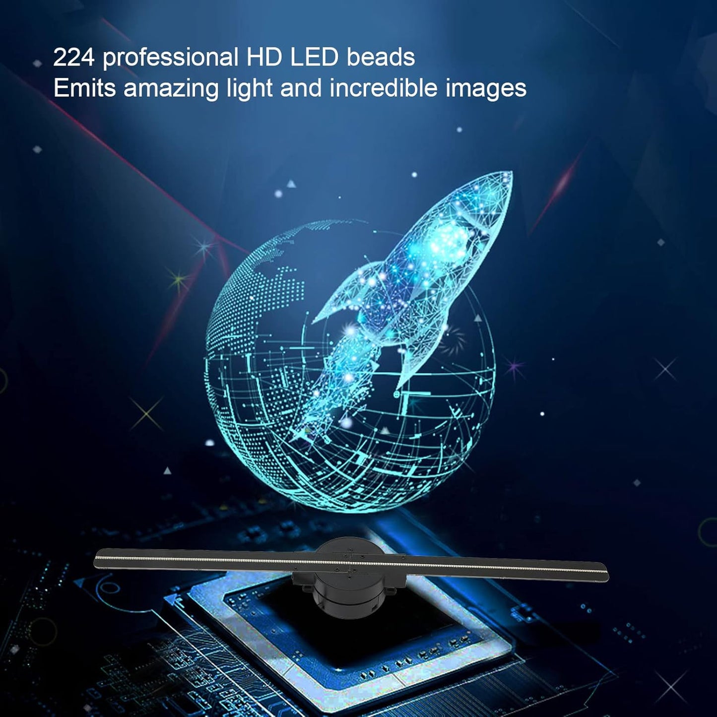 Naotstore - 3D Hologram LED Fan Projector
