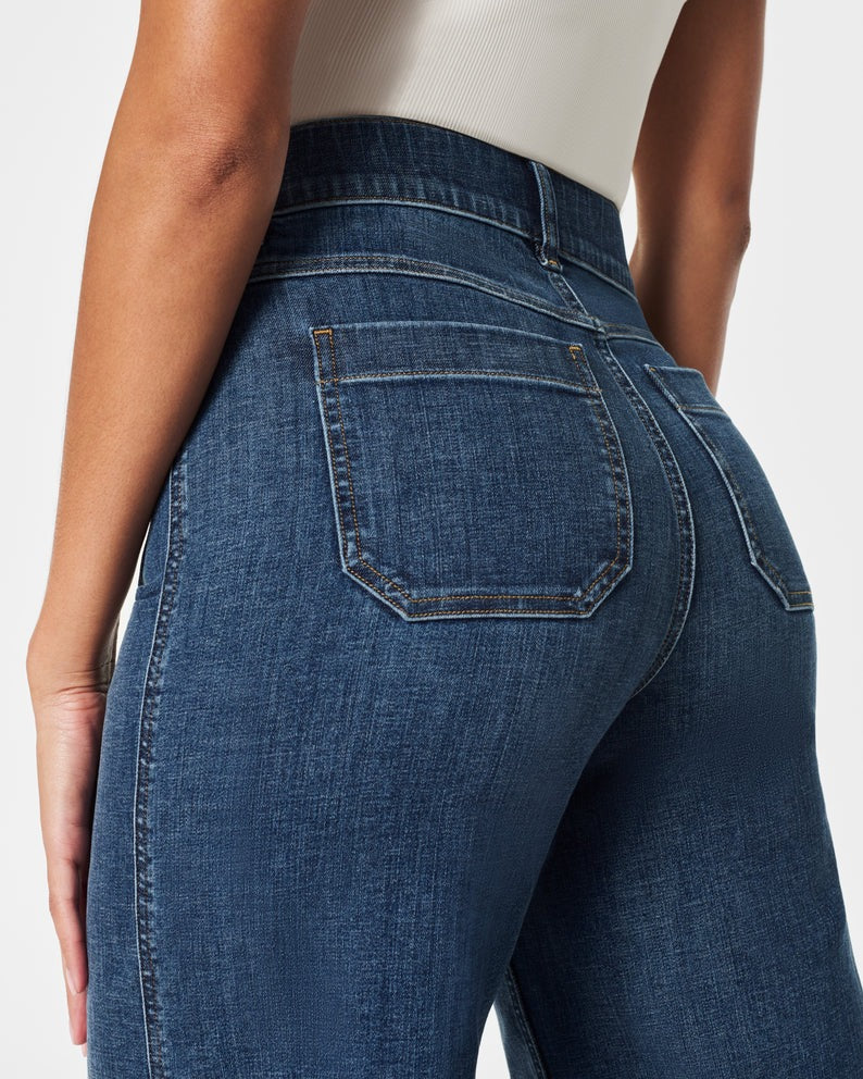 š„Last day! š„Special sale - Tummy Control Cropped Wide-Leg Jeans - naotstore