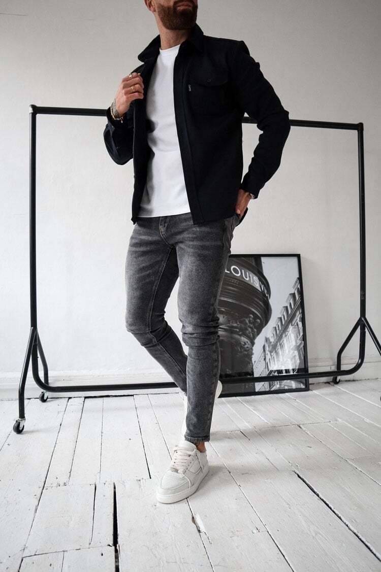 Naotstore - Button Down Shirt Jacket