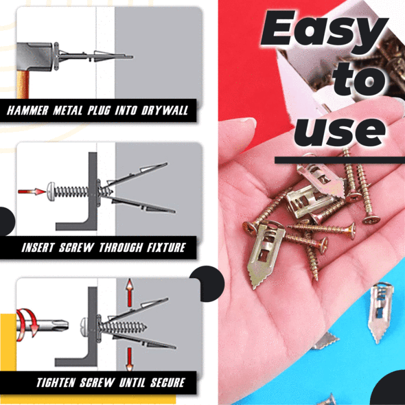 Naotstore - Self-Drilling Anchors Screws