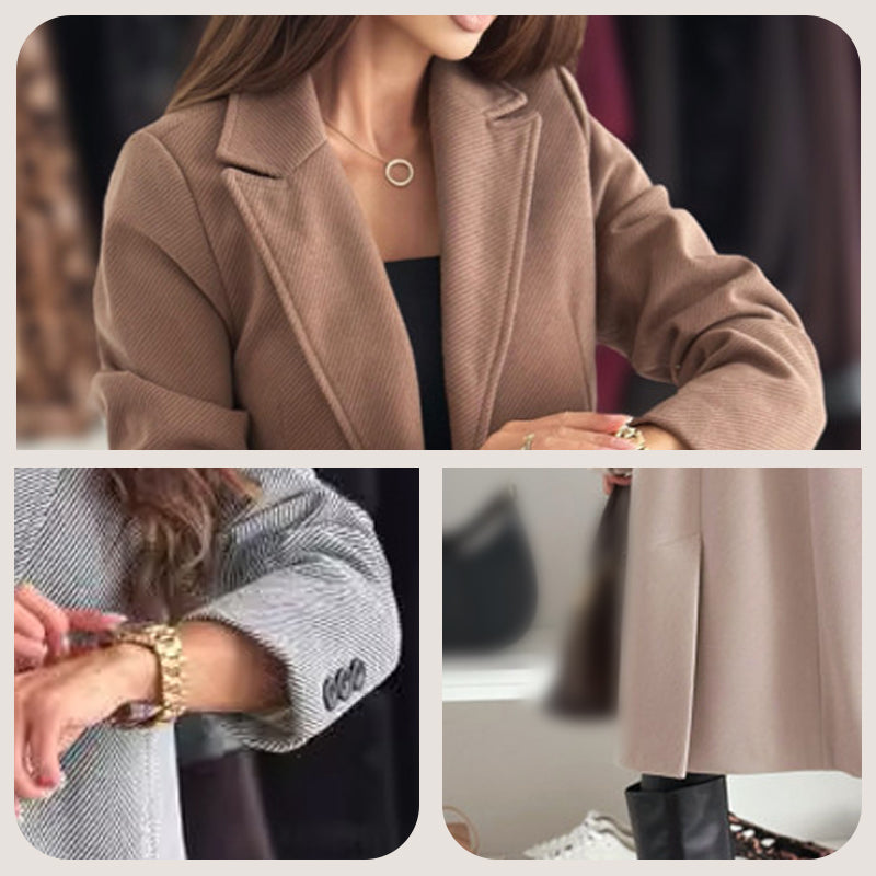 Naotstore - Women’s Elegant Tailored Long Coat