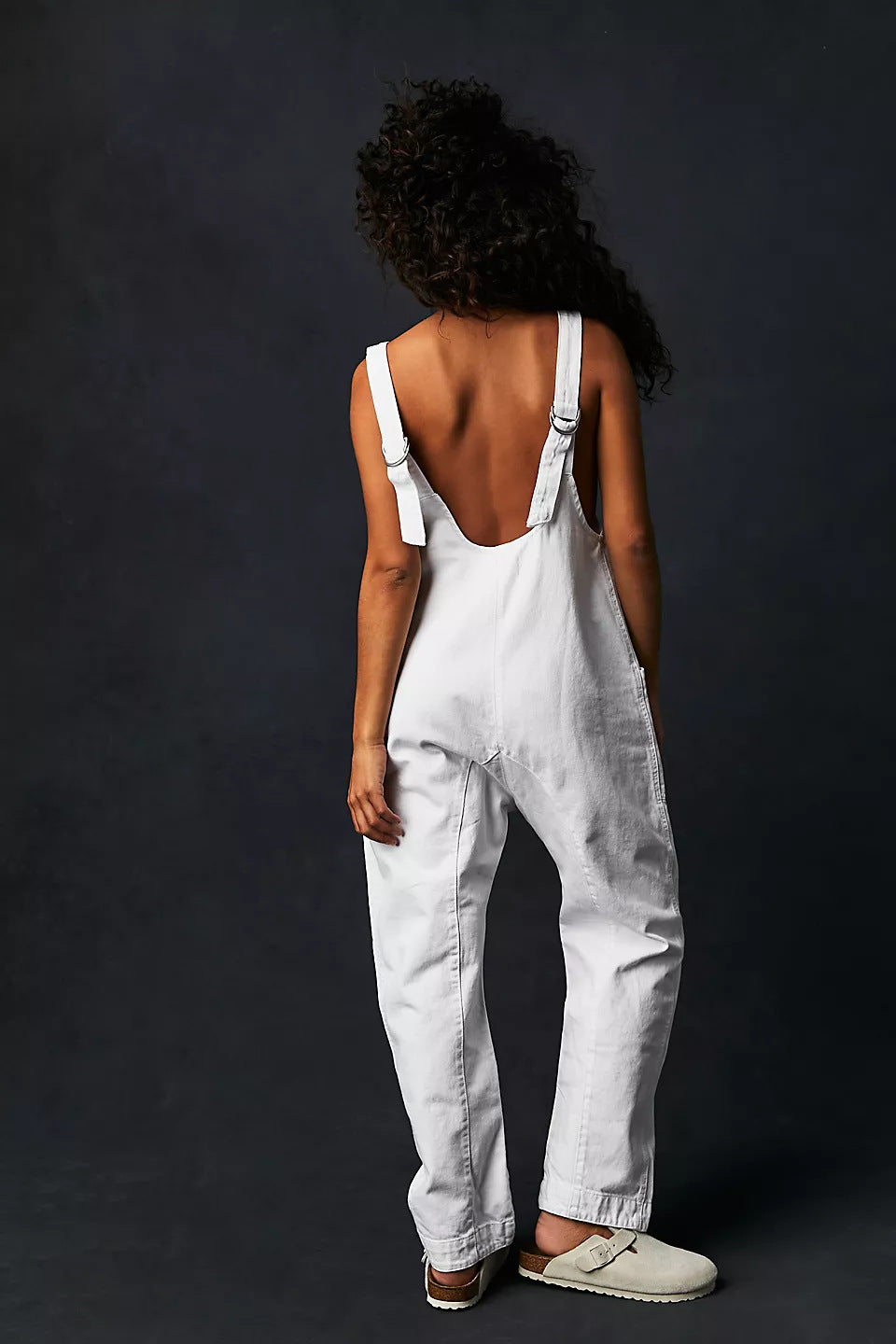 Naotstore - Denim Jumpsuit With Pockets