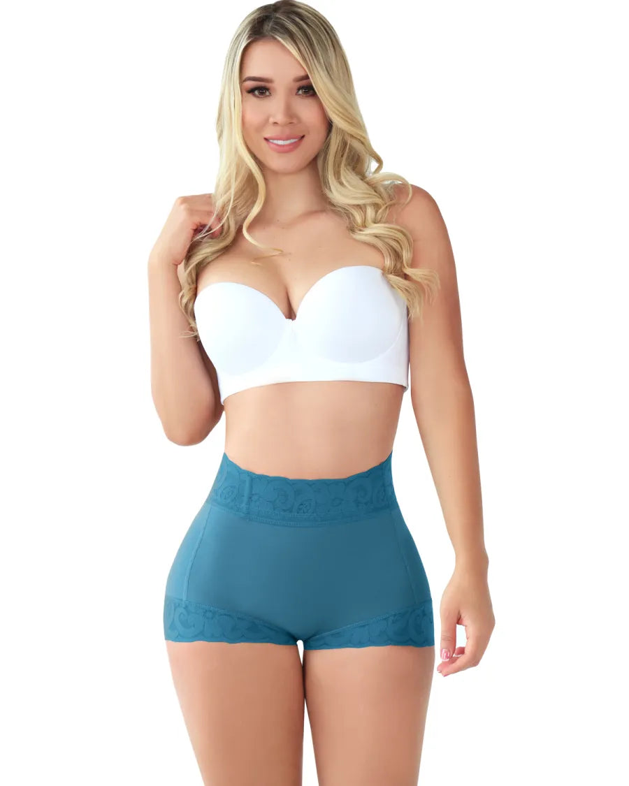 Naotstore - Women Lace Classic Daily Wear Body Shaper Butt Lifter Panty Smoothing Brief