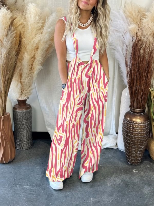 Naotstore - Stylish Suspender Jumpsuit
