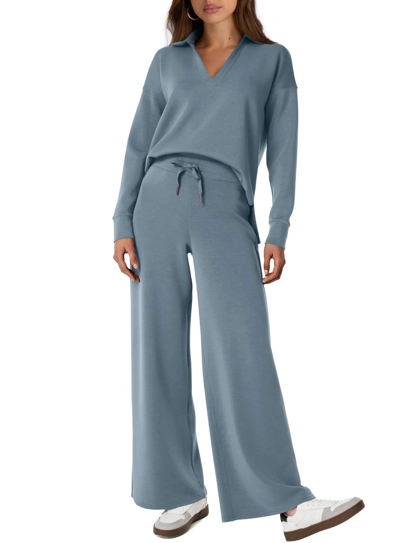 Naotstore - Casual Long Sleeve Sweatsuits Sets