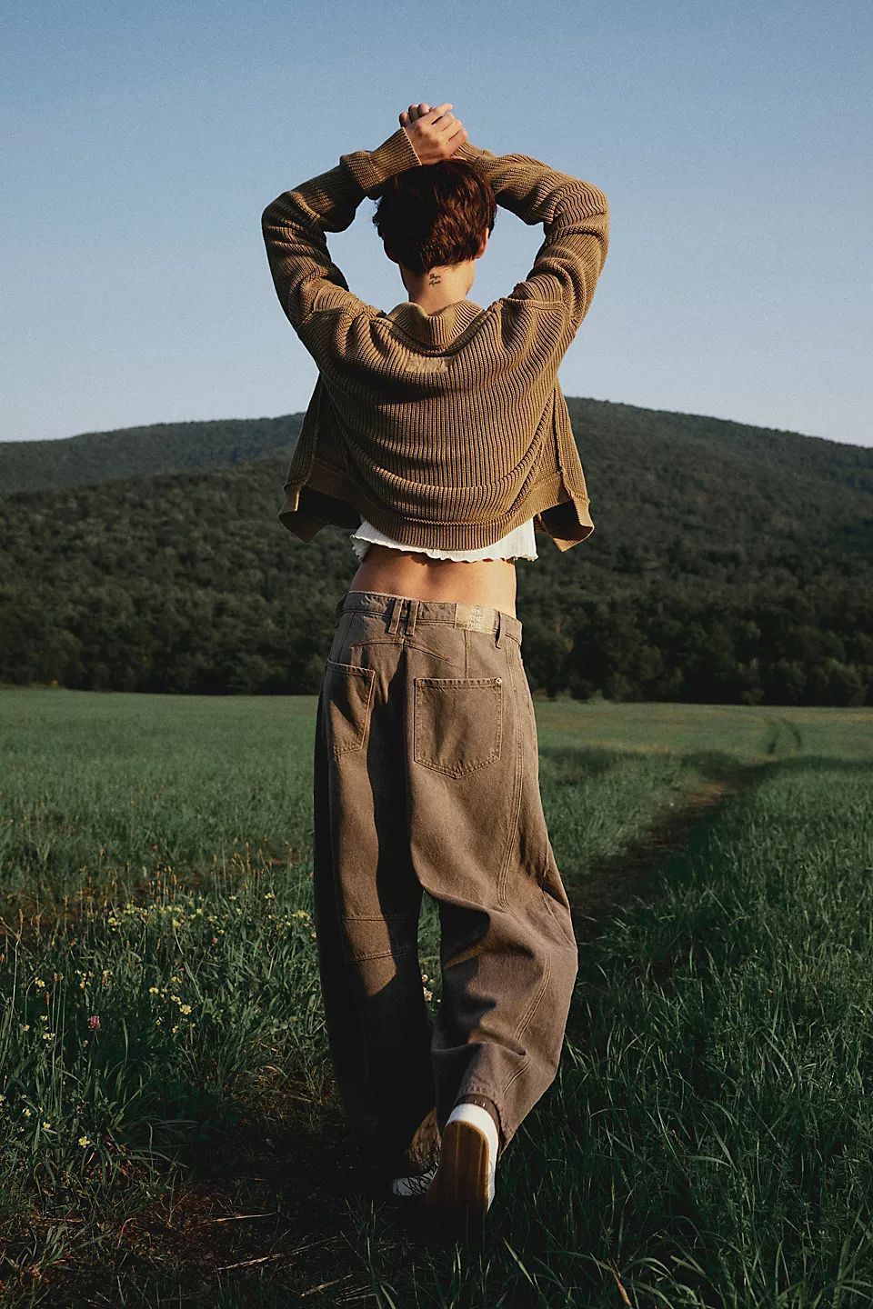 Naotstore - Mid-Rise Barrel Jeans