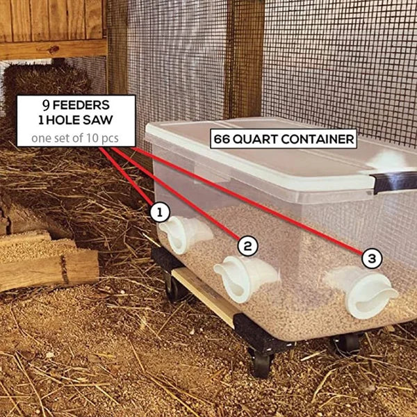 Naotstore - DIY Chicken Feeder