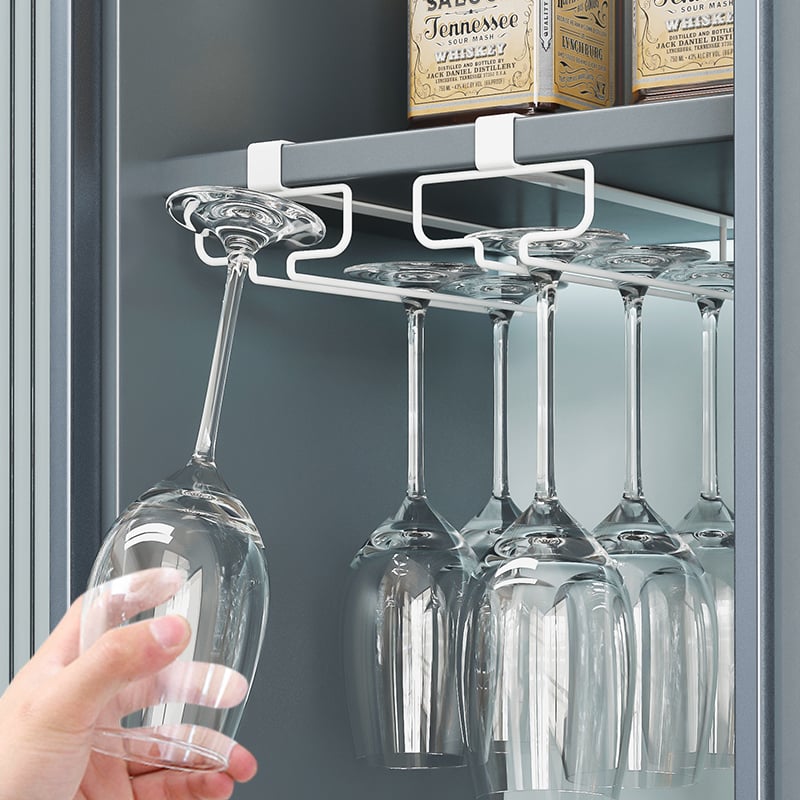 Naotstore - Under Cabinet Wine Glass Holder