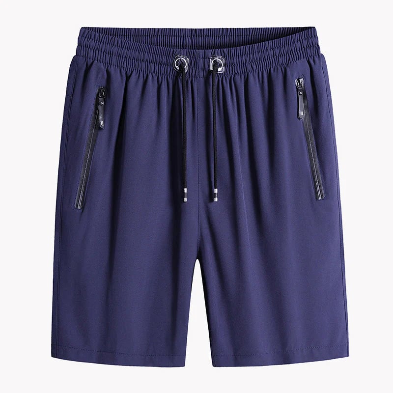Naotstore - Stylish and Comfortable Plus Size Men's Ice Silk Stretch Shorts