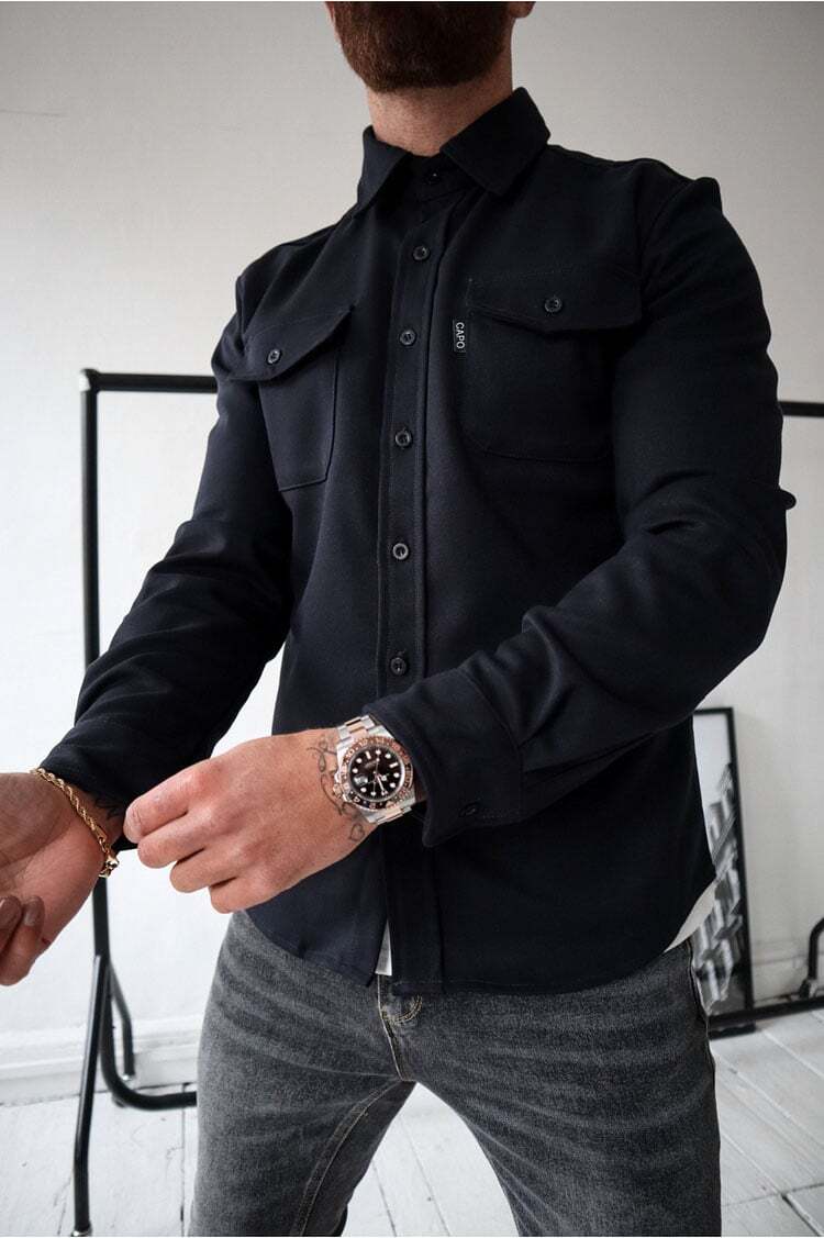 Naotstore - Button Down Shirt Jacket