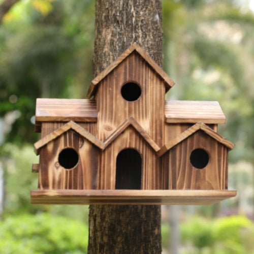 Naotstore - 6 Hole Handmade Bird House