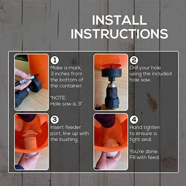 Naotstore - DIY Chicken Feeder