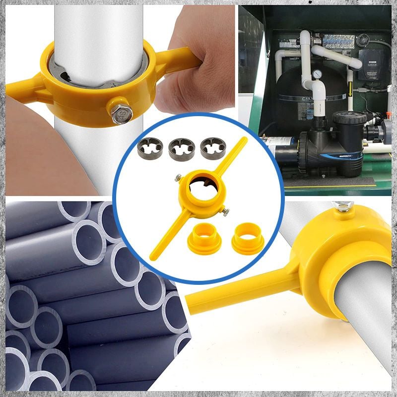 Naotstore - 6PCS Plastic Pipe Thread Die Kit