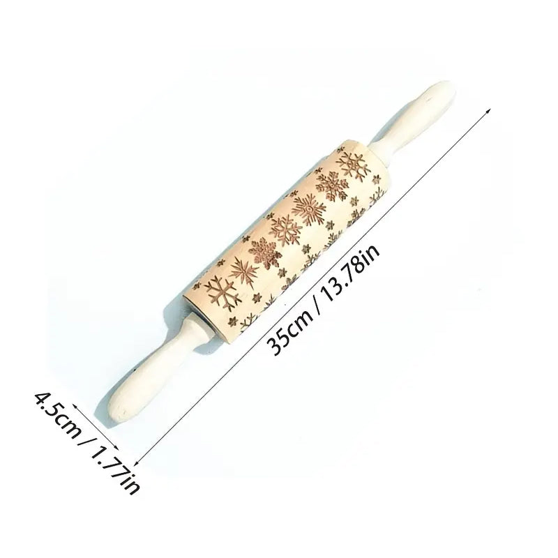 Naotstore - Christmas Wooden Rolling Pins