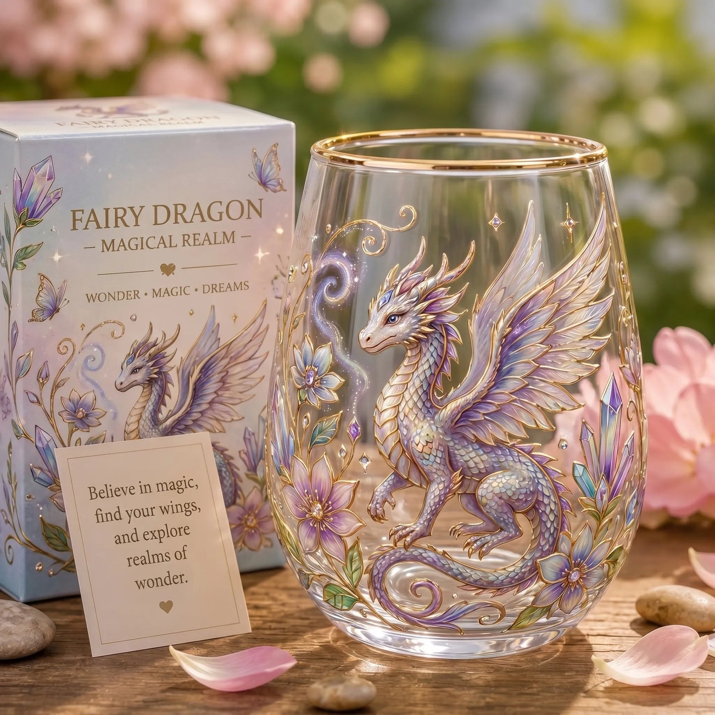 ☀️🌻Limited Edition Sunshine Garden Floral Glass