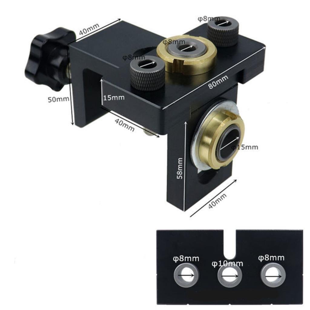 š„Useful Tools Hot Saleš„3 in 1 Adjustable Woodworking Drilling Locator Puncher Tools - naotstore