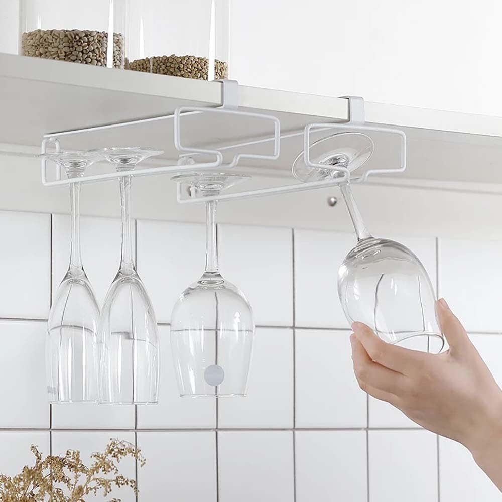 Naotstore - Under Cabinet Wine Glass Holder